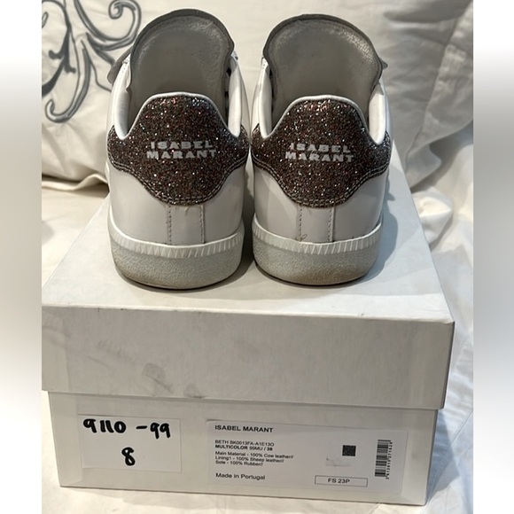 Isabel Marant Beth low top sneakers with glitter - Picture 6 of 6